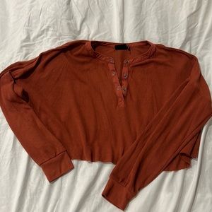Urban outfitters burnt orange crop